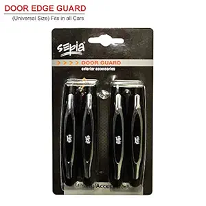 Sepia Door Edge Guard Solo (Black, Set of 4)