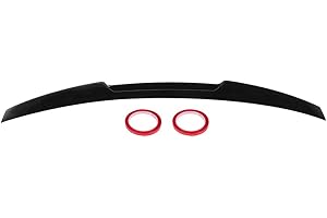 ‎AYNEFY AYNEFY Heckspoiler,Heckspoiler Spoiler Wing Performance High Kick Performance Spoiler für M4 Style Glossy Black High Kick Heckspoiler Passend für 3er F3/M3 F8 213 Bis 219