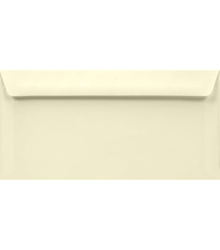 Netuno 100 Kraftpapier Enveloppen Naturel Bruin Lang 110x220mm 120g EKO Kraft Design Elegante Gerecyclede Natuurlijk Papier Edel Eco Papieren Dl 1278027812