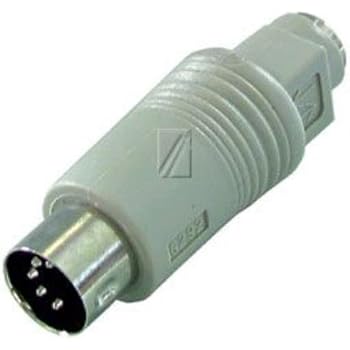Adaptateur USB vers PS2 ZZHXSM - 2 pièces - Violet - USB femelle vers PS/2 mâle - Adaptateur changeur de clavier et scanner de codes-barres - Adaptateur USB vers PS/2