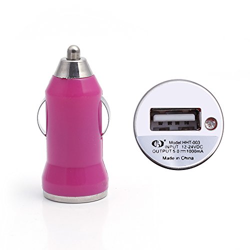 iProtect 2in1 SET mit USB Ladekabel Datenkabel und KFZ Adapter Autoladegerät für iPhone 5 G, iPhone 6, iPhone 6s, 7, 7 Plus, iPod Touch 5G, iPod Nano 7G in pink - 4