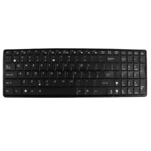 Schwarz-weiche Silikon-Notebook-Tastatur-Haut-Schutz-Film für ASUS 15 "