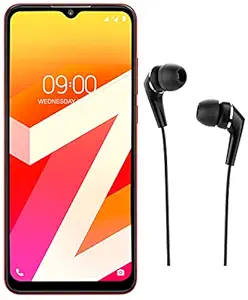 Lava Z6 Flame Red, 6GB RAM, 64GB Storage + Lava Earphone E1 Black