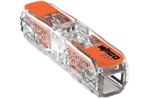 LL-VV Wago - 221-2411 - Connecteur de passage, avec levier, pour tous les types de conducteurs, maximum 4 mm² - 10 pièces