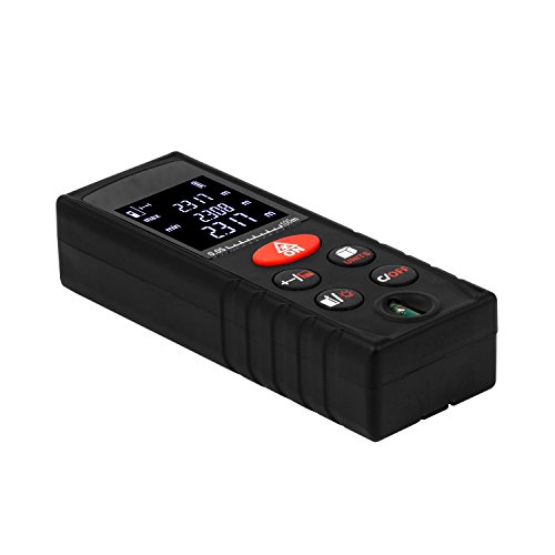 Uvistar Professional Laser Entfernungsmesser 100M Distanzmessgerät Abstandsmesser Distanzmesser, LCD Hintergrundbeleuchtung, Hohe Präzision, mit Batterie - 8