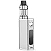 Produktbild Telckabel E Zigarette Starterset Mod Box Vape Rauchen Set 0,3 ohm 20-50W Integriertem 18650 Akku 1500 mah mit Plattem Mundstück Nikotinfrei (Silber Grau)