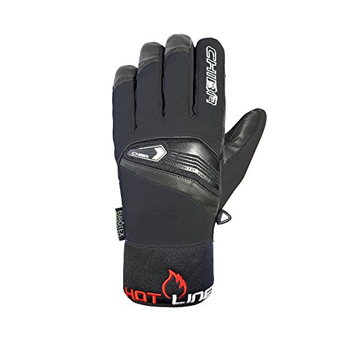 Chiba Hombres de Nieve Pro Guantes de poliéster, Hombre, Color Negro, tamaño Size 7 - Chiba