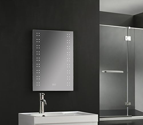 700 x 500mm 80 LED Illuminated Touch Bathroom Mirror with Wireless Bluetooth Speaker Demister and Shaver Socket IP44