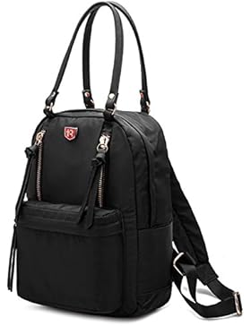 Laptop-Taschen Rucksäcke,Gindoly Stilvolle Arbeit Tasche College School Rucksack Oxford Schultern Tasche Funktionale...