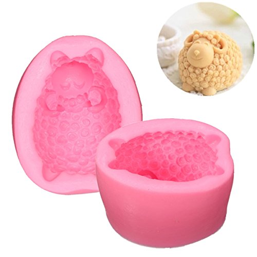 KING DO WAY Schaf silikon Soap Schimmel Formenbau Seifenform für DIY Handgemachte Seife Bath Bomb