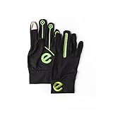 eGlove Sport Touch Screen Running Gloves - Black/Green, Medium