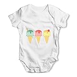 TWISTED ENVY Baby - Jungen Einteiler Gr. 0-3 Monate, weiß