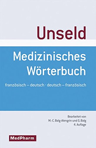Pdf Medizinisches Worterbuch Dictionnaire Medical Deutsch Franzosisch Franzosisch Deutsch Epub Unogumarich