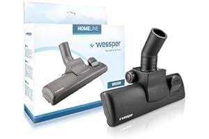 Wessper® Boquilla para Suelos de Aspiradora Universal 32mm para Dirt Devil, Moulinex, Philips, Rowenta, AEG, Electrolux, Vax, Dirt Devil, Hoover, Samsung, LG, Bosch