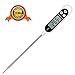 Produktbild Digitale Küchenthermometer, Nasharia Haushaltsthermometer Kochthermometer mit langer Sonde, Sofort Lesbar LCD-Bildschirm, Korrosionsschutz Ideales Haushaltsthermometer für Küche Kochen, Babyernährung, Braten, Grill, BBQ und Badewasser