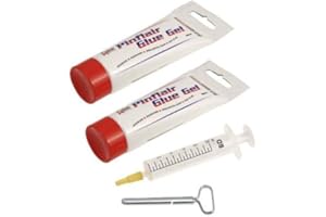 Pinflair Glue Gel & Syringe Non Toxic 2 x 80ml Tubes for Decoupage etc