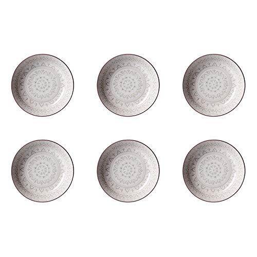 Flirt by R&B 745054 Valencia Suppenteller Ø 20,5 cm, Porzellan (6 Stück)