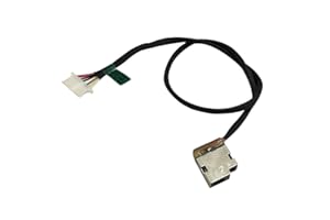 ZAHARA Connettore Porta Cavo Presa di Alimentazione CC per HP 17-CN 17-CP 17-CN0013DX M50400-001 M46694-F27, 28,9 cm DC Jack