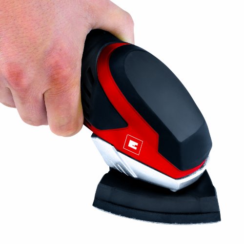 Einhell Deltaschleifer TE-DS 20 E (200 W, 90x90x90 mm, Drehzahlregelung, Sanftanlauf, Absaugadapter, 10x Schleifpapier 5x P80 5x P120) - 6