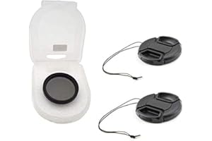 Filtr CPL 40,5 mm z nasadkami obiektywów, okrągły filtr polaryzacyjny do Sony E-mount 16-50 mm f/3.5-5.6 obiektyw do Sony Alpha a6500 a6400 a6300 a6000 a5100 a5000, filtr obiektywu ULBTER CPL i osłona