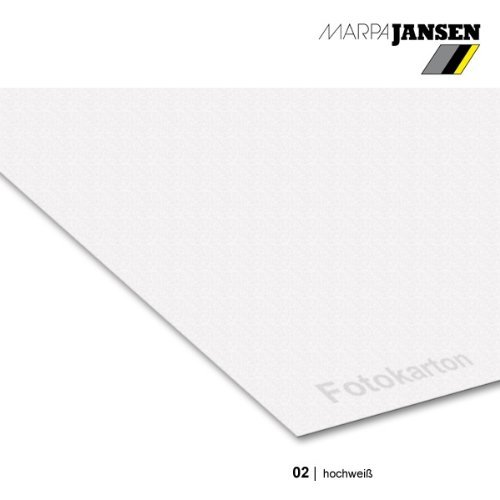Fotokarton 300g/m² A3 - 50er Pack, 02 hochweiß