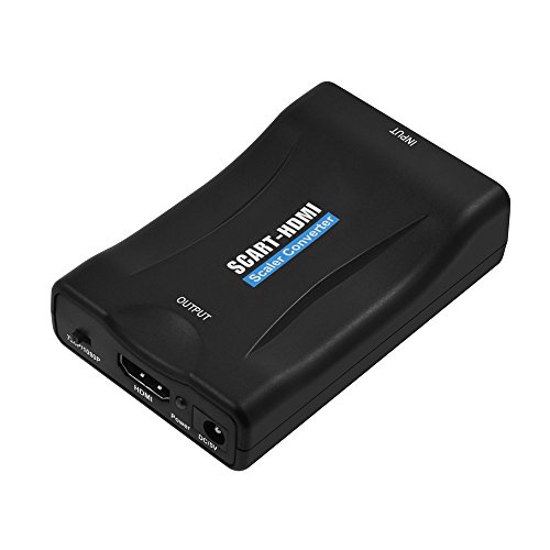Ganga Top-Longer Conversor de SCART | Euroconector a HDMI - Scart a
Hdmi Conversor Video Converter Adapter(Bi-Linkage Scart a RCA Incluido)
Comentarios
