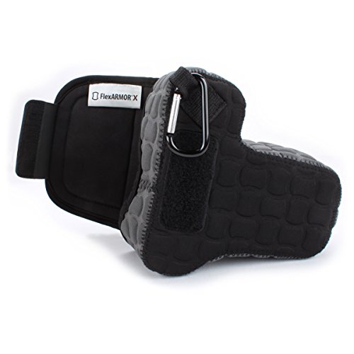 Housse Etui Appareil Photo Num  rique et Accessoire en N  opr  ne Rembourr   Protection Robuste USA Gear avec poche et ceinture pour vos appareils Canon EOS   Nikon Et Plus - Noir Gris