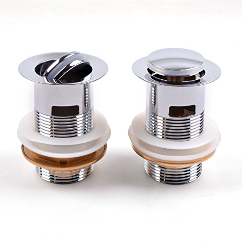 Ablaufventil Ablaufgarnitur für Bad Waschbecken Waschtisch Küche 80mm Kipp-Up - 4