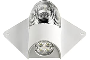 OSCULATI Luce di Via/Coperta LED 12/24 V Corpo Bianco