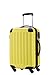 Produktbild HAUPTSTADTKOFFER® Hartschalen Koffer SPREE 1203 · 3 Koffergrößen (49Liter · 82Liter · 128Liter) · MATT · TSA Zahlenschloss + KOFFERANHÄNGER (82 Liter, Gelb)