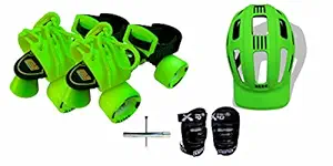 Jaspo Marshal Adjustable Roller Skates for Age Group 6-14 Years Old