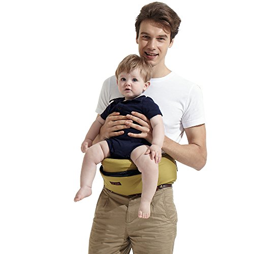 Bebamour Lightweight Baby Toddler Hip Seat Carrier Baby Waist Seat (Green)