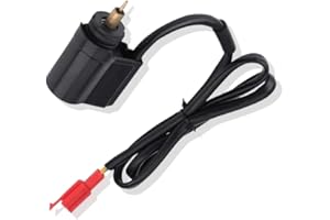 KIMISS 2 Pin Carburetor Electric Choke,ABS Copper Carburetor Automatic Electric Choke for GY6 50cc 125cc 150cc Scooter Moped