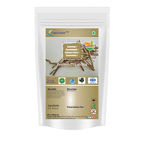 Neotea Flax Isvarmul Powder | Garudakodi / Ishwara Beru / Esvaraveru / Sampsun Root Powder | 100% Pure & Natural Herbal Supplement for Wellness, Detox, and Traditional Use | Ayurvedic Root Powder | 200GM Pack