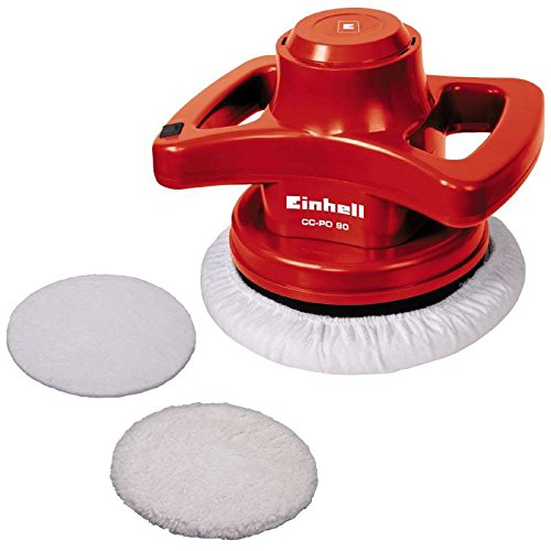 Einhell Auto Poliermaschine CC-PO 90 (90 W, Polierteller 240 mm, 3700 min-1, inkl. 1 Textil- und 1 Synthetik – Polierhaube) - 2