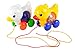 niceeshop(TM) Baby Learn to Walk Toy Pull Along ABS Duck, Random Color