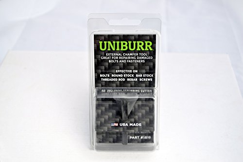 Uniburr Zusatzwerkzeug zum Entgraten, für beschädigte externe Gewindespitzen, Reparaturschraube - 2