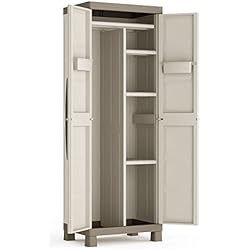 KIS | Armoire Utilitaire EXCELLENCE, Sable/Terre, Cabinets, 65x45x182 cm