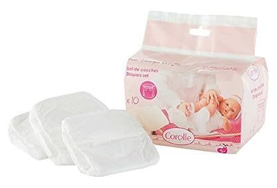 Corolle - DMN07 - Paquet de Couches pour Poupon 36/42 Cm