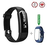 CHEREEKI Unisex Youth WM045012 Fitness Tracker, Schwarz, One Size