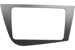 KAOLALI Car Audio Double DIN Facia Adaptor Compatible with Seat Leon 2005-2012 Right Hand Drive RHD