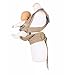 We Made Me Pao Papoose 3-in-1 Front and Back Baby Carrier (Pebble)