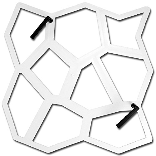 @tec Betonform Schalungsform Gießform Plastikform-Schablone 60x60x6 cm mit zwei Griffen – für Beton, Natursteinpflaster, Kopfsteinpflaster, Pflastersteine, Terrassenplatten, Trittplatten und Gehwegplatten für Garten - 3