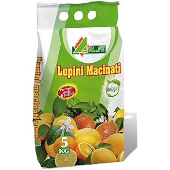 Concime Ai Lupini Macinati Con Neem Per Agrumi – Consentito In Agricoltura Biologica, Per Limoni, Arance, Rododendri