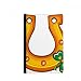Produktbild beatChong Clover U Typ Eisen Irland St.Patrick Day Pass-Halter Travel Wallet Abdeckungs-Fall Karten-Geldbeutel