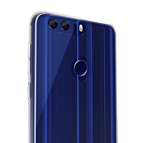 iVoler Funda Huawei Honor 8  Slim Fit Huawei Honor 8 Funda Carcasa Case Bumper con Absorci  n de Impactos y Anti-Ara  azos Espalda Case Cover para Huawei Honor 8 - Transparente