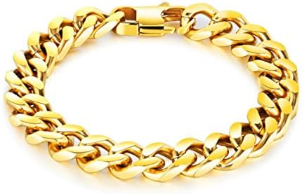 AnazoZ Jewelry Stainless Steel Bracelet for Men A Crude Jadoku Chain