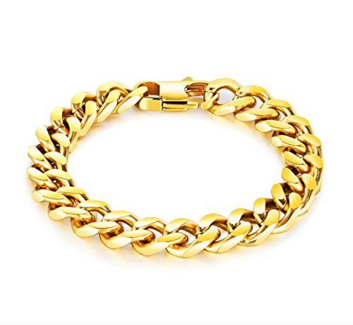 AnazoZ Jewelry Stainless Steel Bracelet for Men A Crude Jadoku Chain