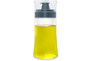 TINMIX Flacone dosatore a prova di perdite con beccuccio, 180 ml / 6 once in vetro di oliva e aceto per picnic all'aperto, colore blu