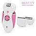 Pinkiou Lady Facial Hair Removal Electric Epilator Bikini Shaver Fashion Modeling Defeatherer Barber Rechargeable (Pink)